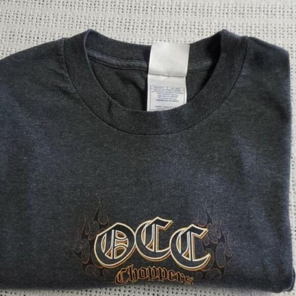 AAA OCC (Orange County Choppers) Graphics Front & Back Gray LS Sz L‎ T-shirt - Picture 16 of 16